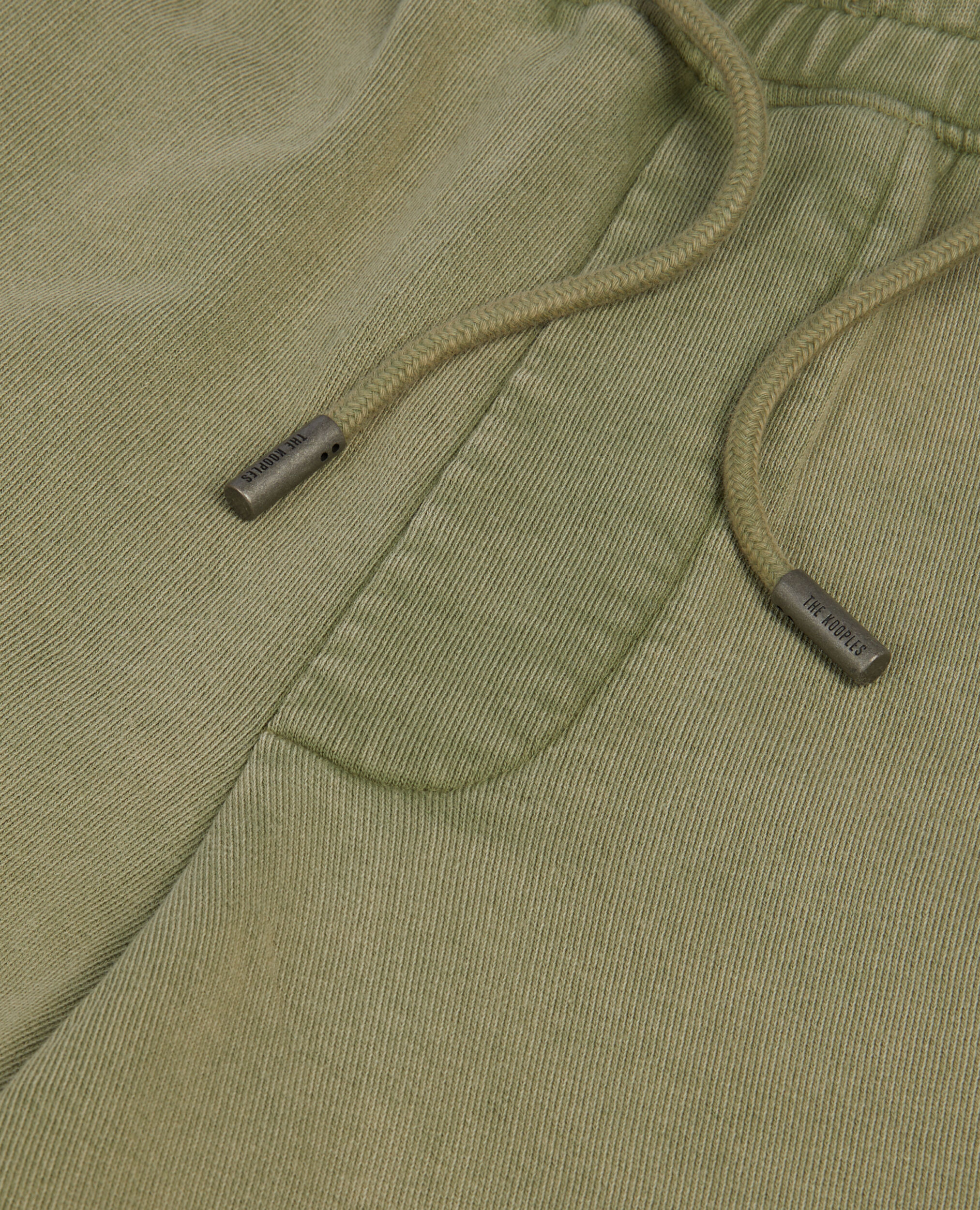 Hellgrüne Shorts aus Baumwolle, KAKI GREY, hi-res image number null