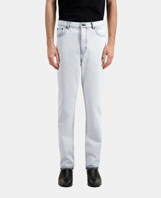 The Kooples H WHITE BLEACH straight bleached white jeans