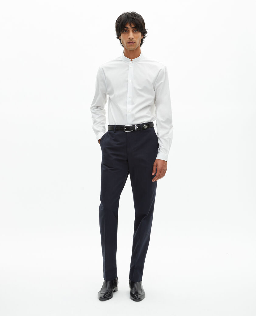 The Kooples HOMBRE WHITE / BLACK camisa blanca de etiqueta