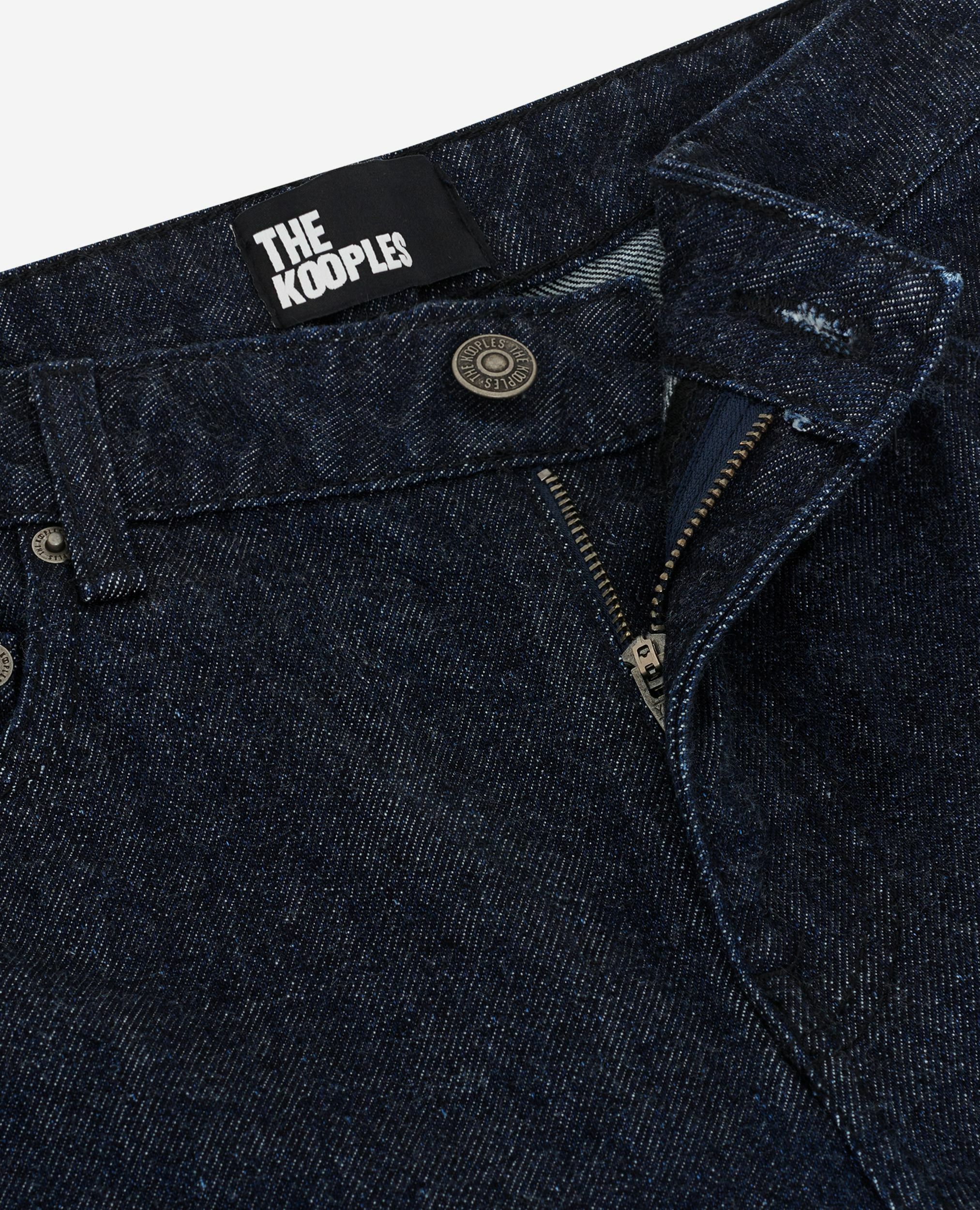 Blue raw wide-leg jeans, BLUE ELECTRIC, hi-res image number null