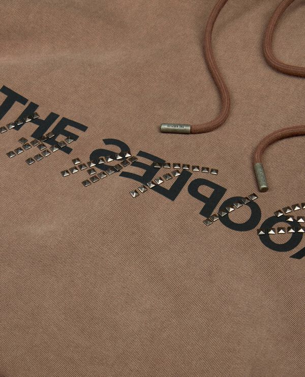 The Kooples MEN CHOCOLATE what is hoodie light brown