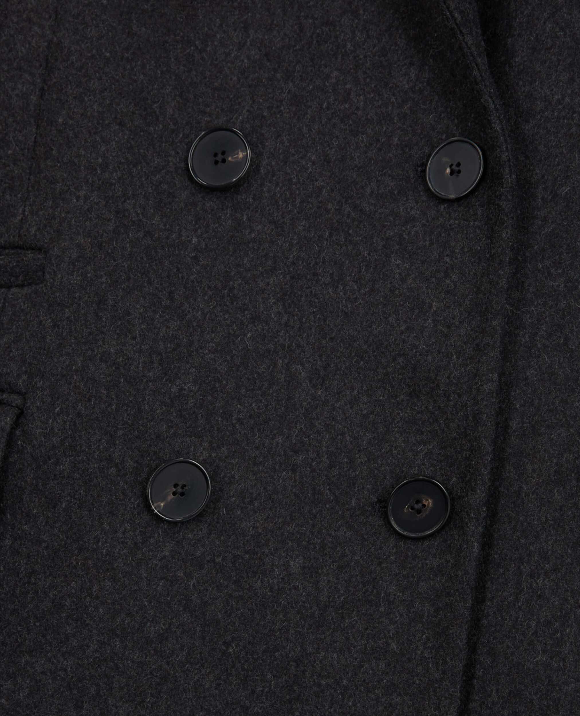 Gray wool coat, GREY, hi-res image number null