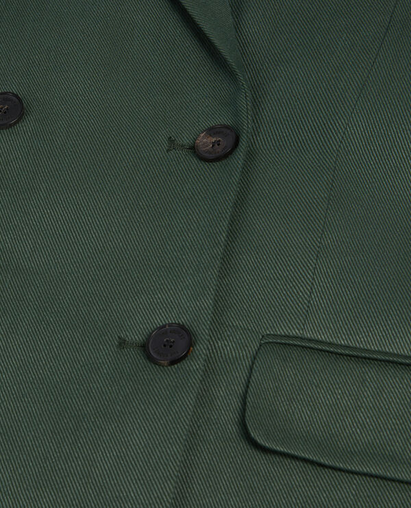 The Kooples FEMME WOOD KAKI veste tailleur verte
