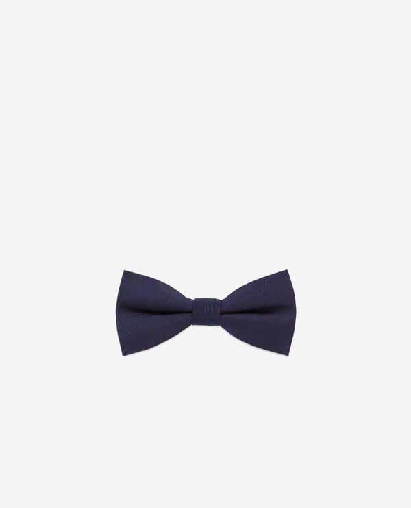 The Kooples HOMME NAVY nœud papillon en soie noir bleu marine