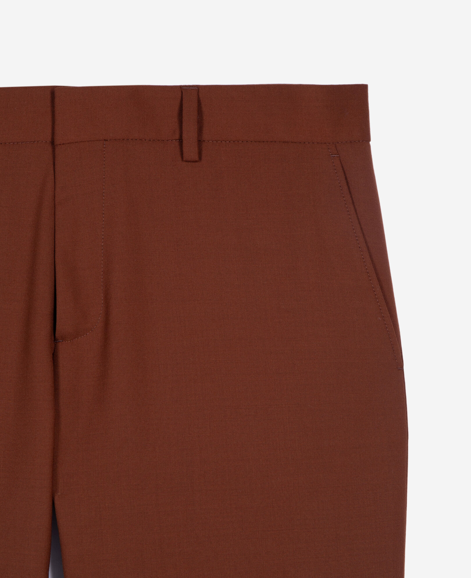 The Kooples MEN ROUILLE brown suit pants