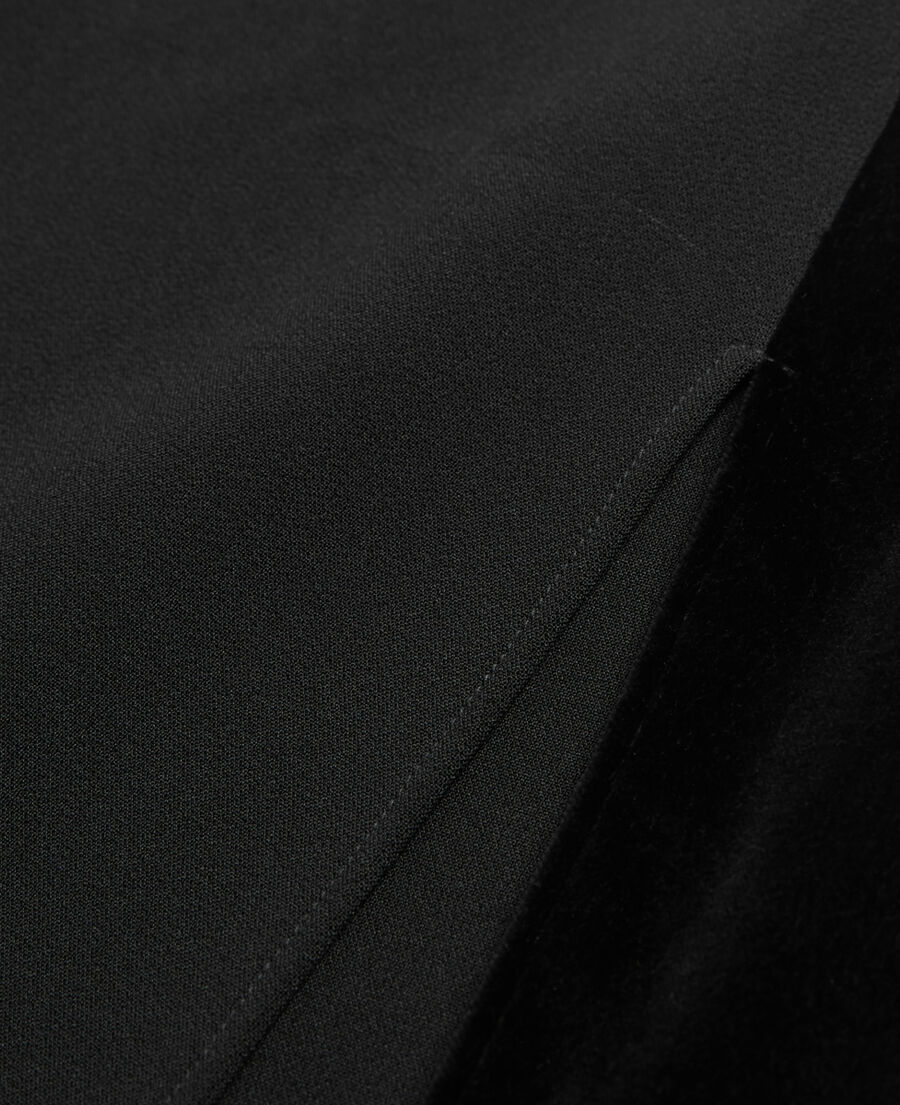 vestido largo negro