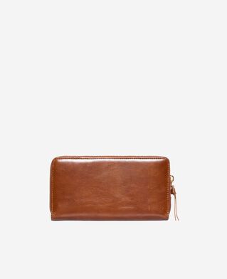 The Kooples DAMEN BROWN amelia geldbörse aus braunem leder