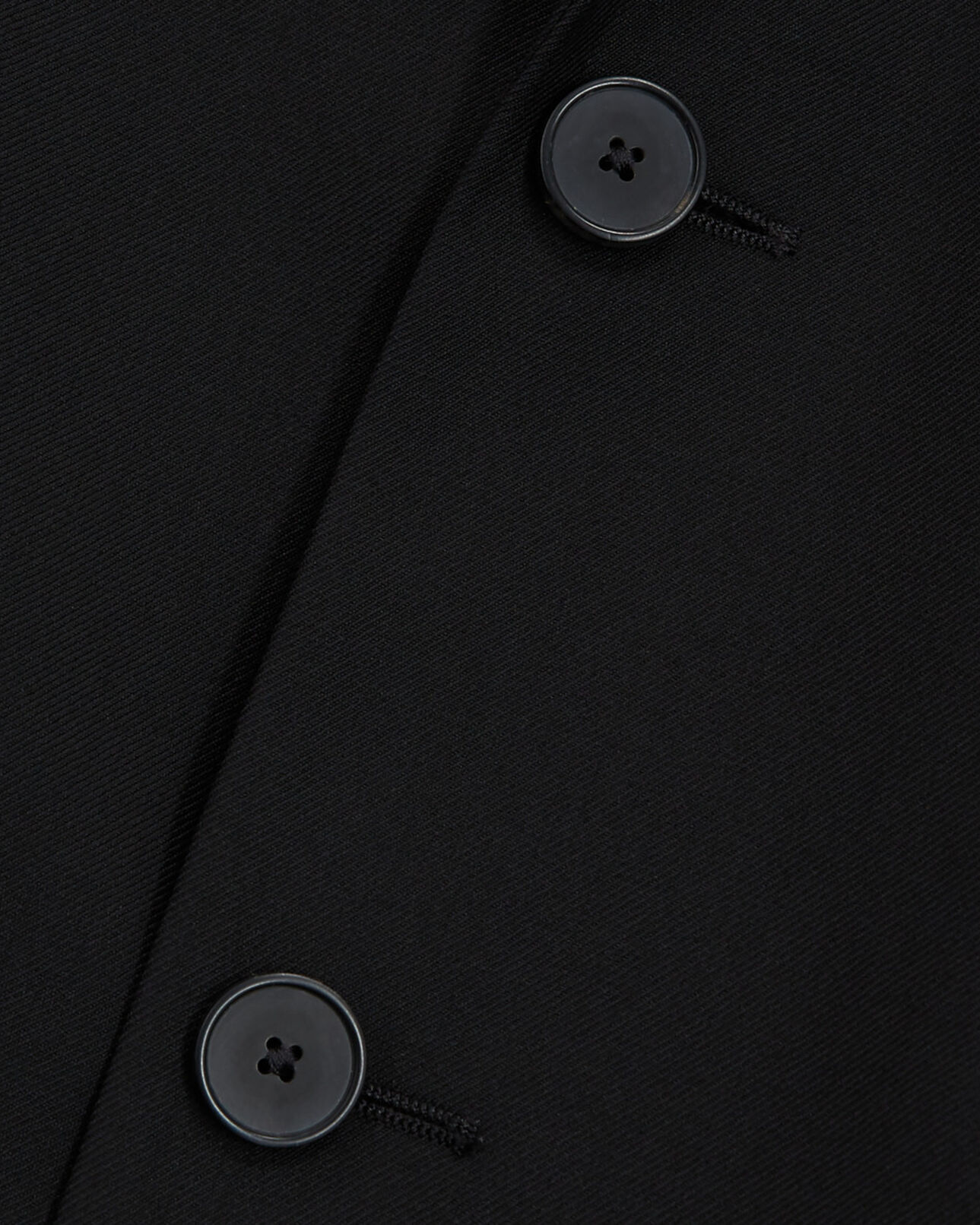 The Kooples MEN BLACK black wool suit jacket tailored fit