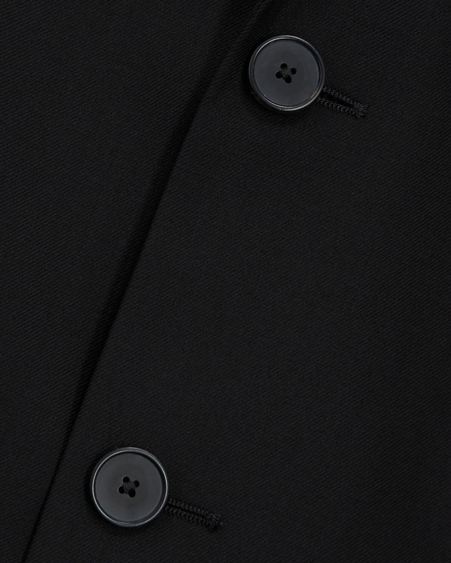 Black wool suit jacket tailored fit, BLACK, hi-res image number null