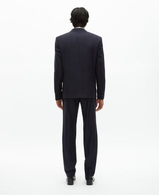 The Kooples HOMME DARK NAVY veste de costume en laine bleu marine