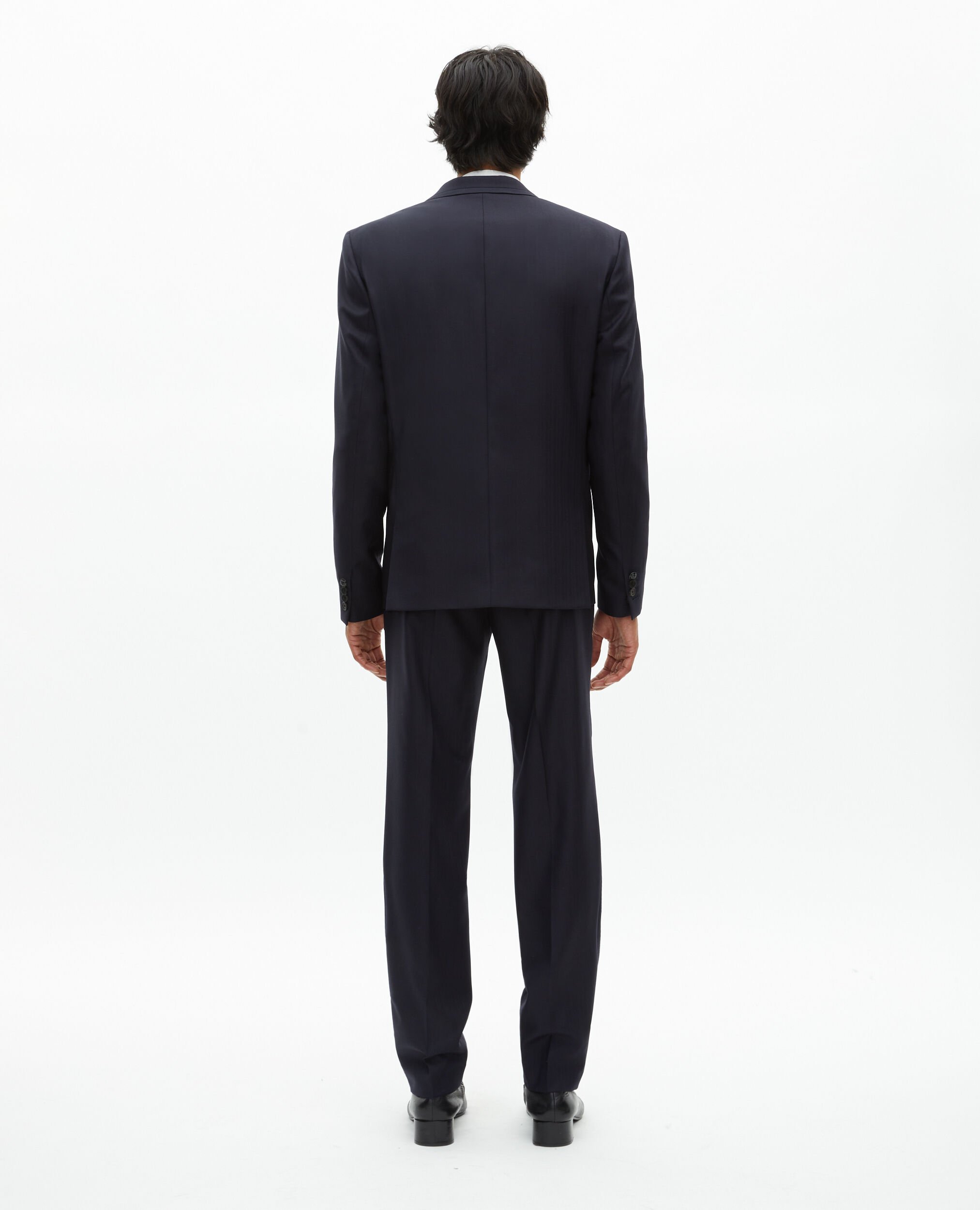 Veste de costume en laine bleu marine, DARK NAVY, hi-res image number null