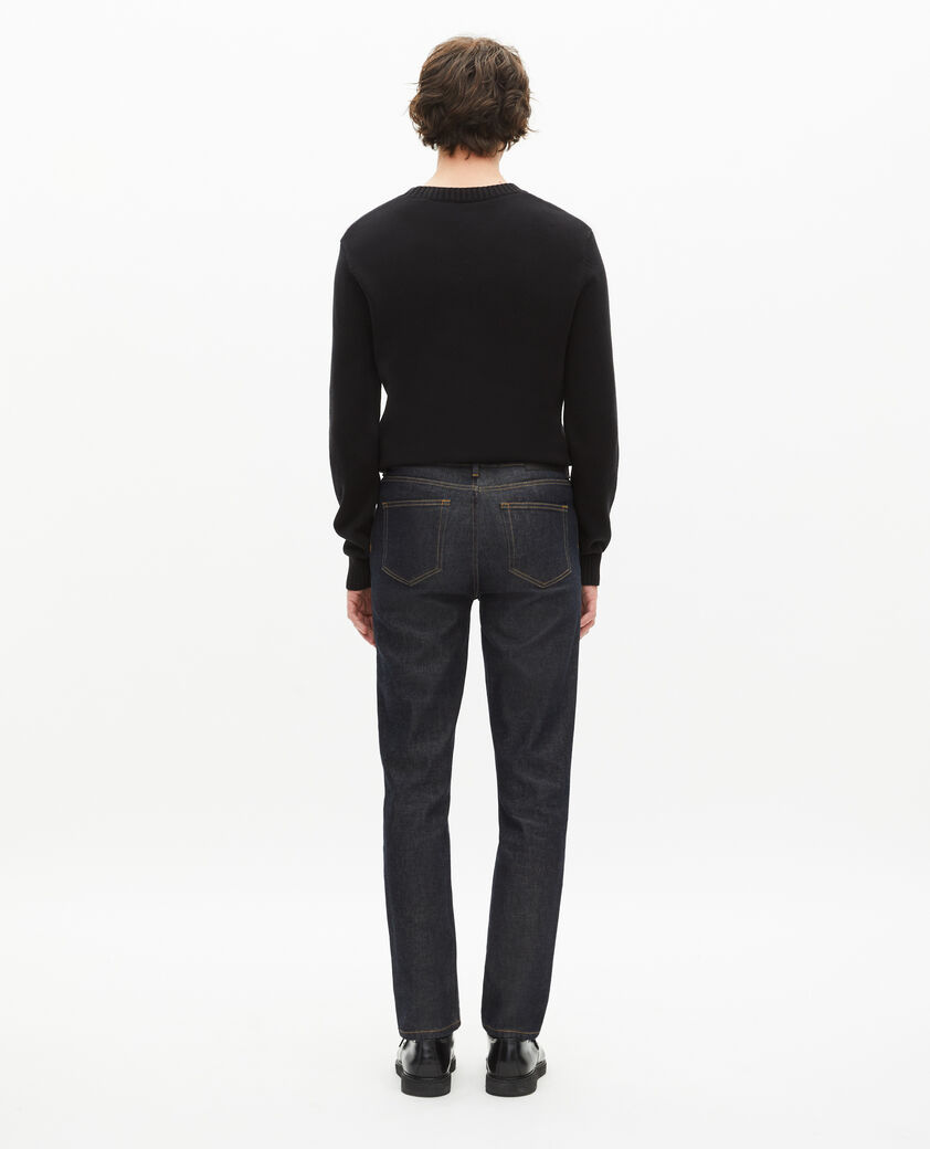 The Kooples MEN BLUE RINSE blue denim slim jeans