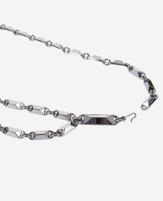 The Kooples FEMME GUN METAL ceinture chaîne ajustable