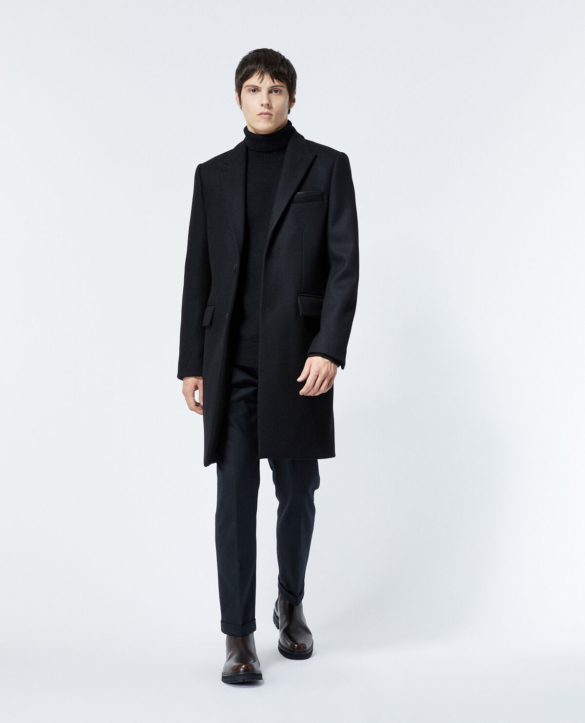 Manteau noir the kooples sales