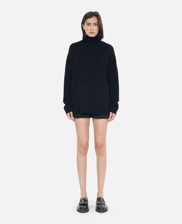 The Kooples FEMME BLACK pull en cachemire noir