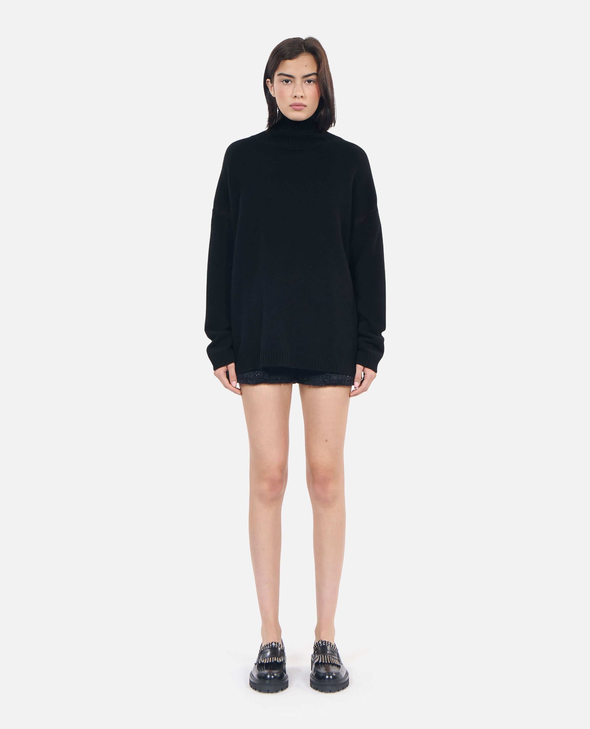 Pull en cachemire noir, BLACK, hi-res image number null