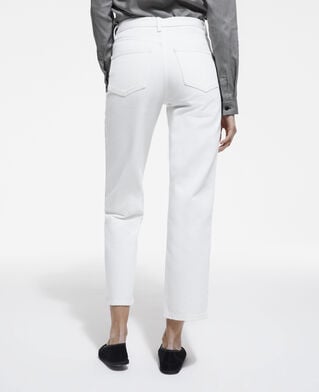 The Kooples DAMEN WHITE weiße jeans mit geradem bein