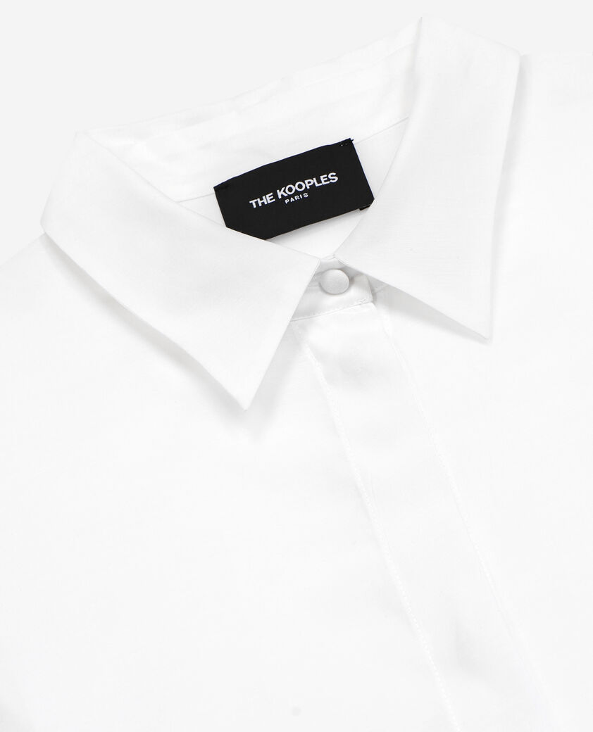 The Kooples WOMEN WHITE classic white shirt with pleated back