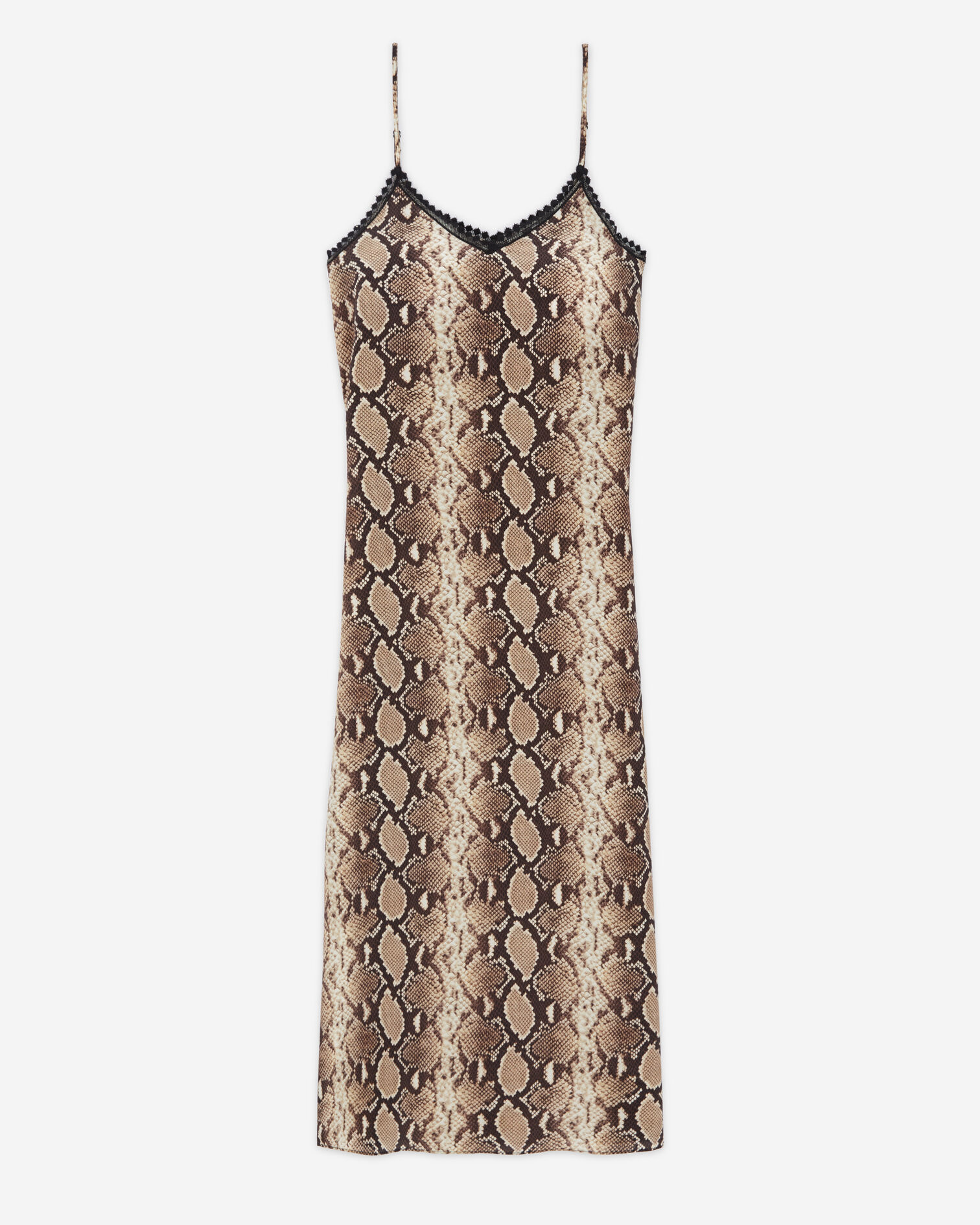 Robe nuissette longue python, BEIGE, hi-res image number null