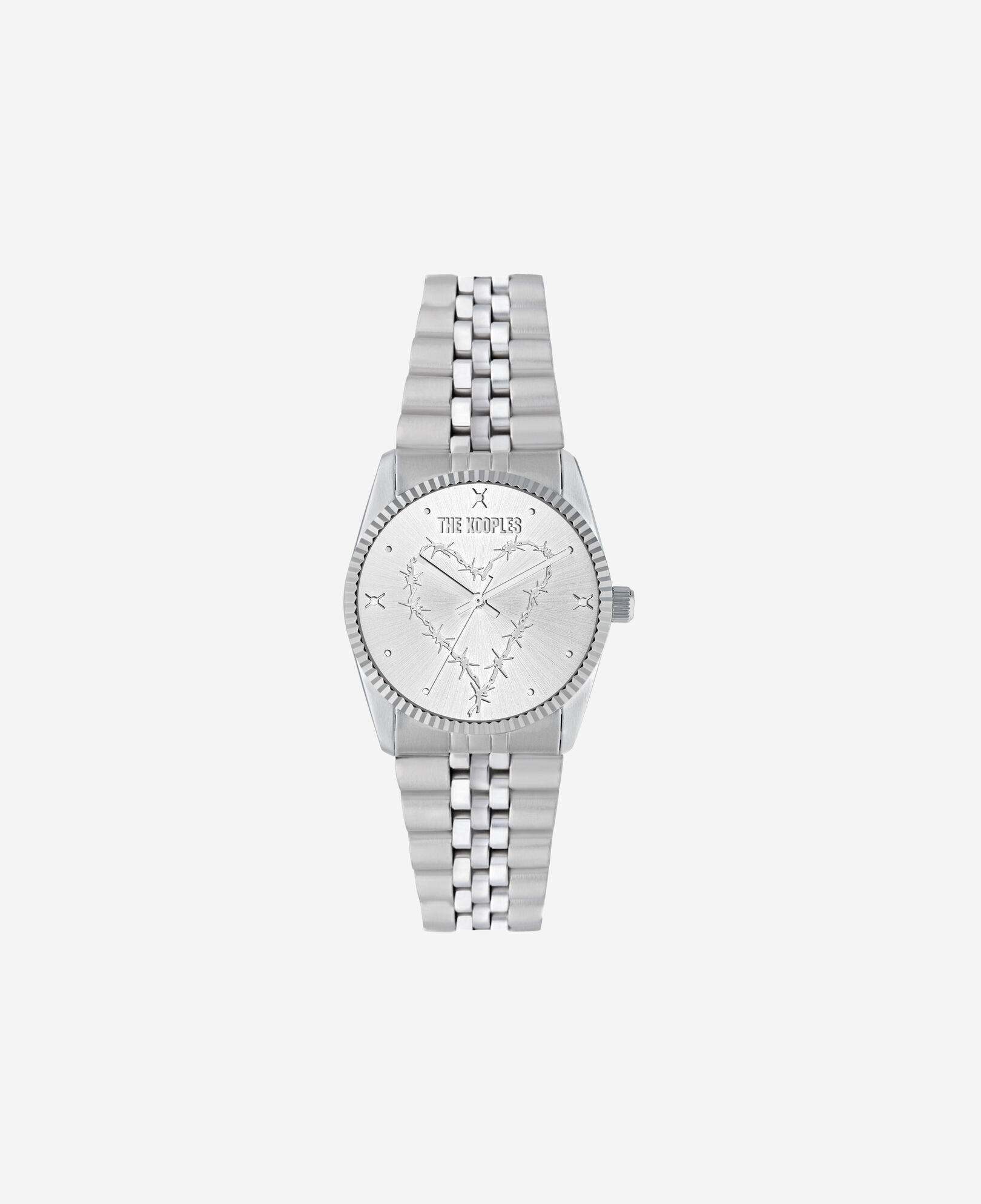 The Kooples MIXTE SILVER montre heart wire