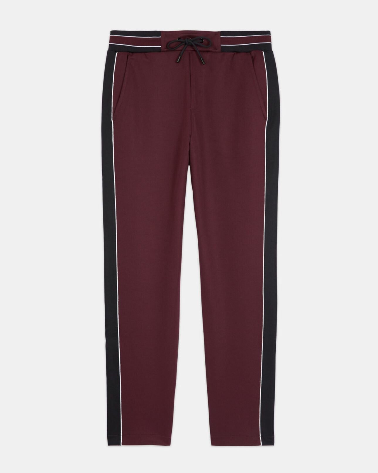 The Kooples MEN BURGUNDY red joggers