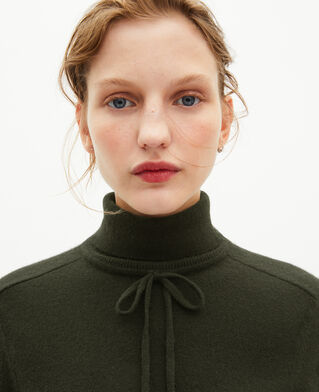 The Kooples FEMME KAKI pull col roulé en cachemire kaki