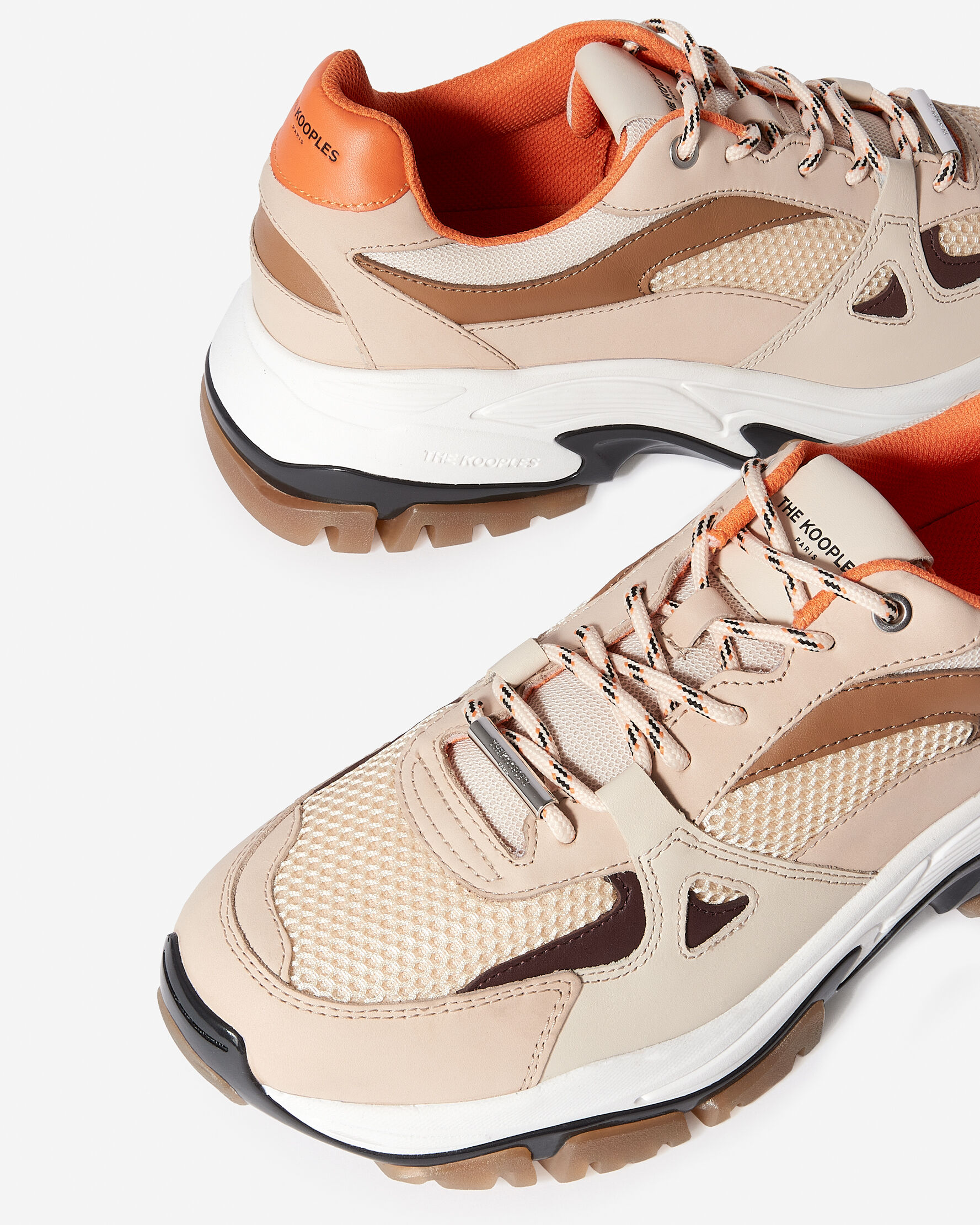 Baskets tomorrow beige et orange