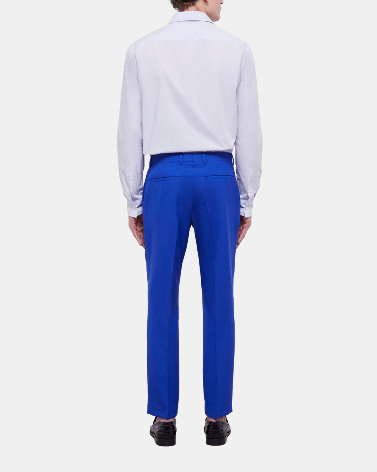 The Kooples MEN BLUE BRUT blue suit pants