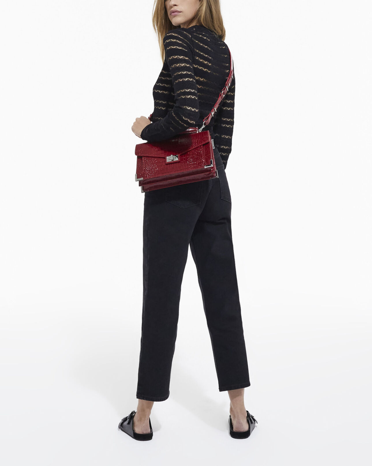 The Kooples WOMEN BLACK cotton black top