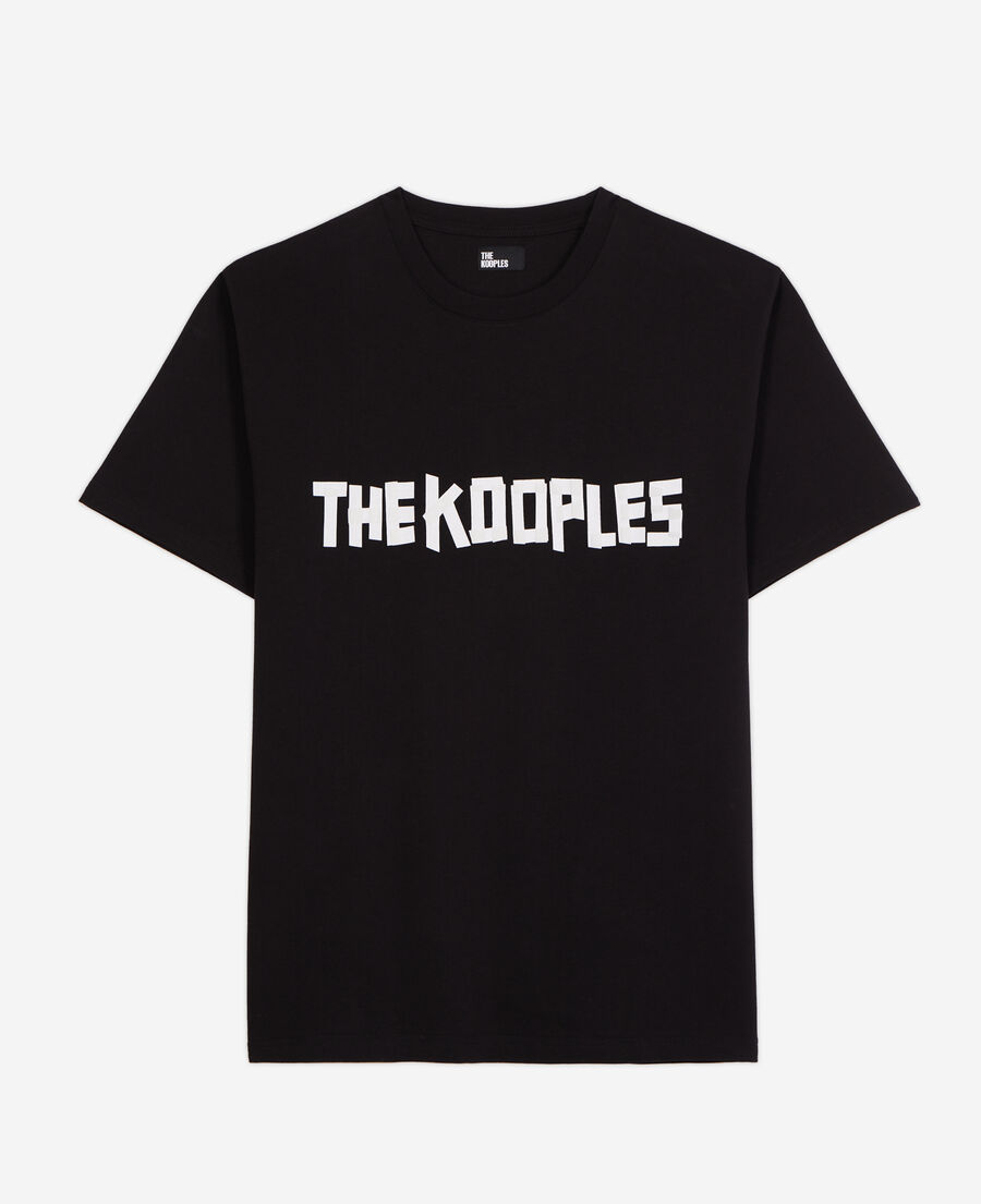 men's the kooples black logo t-shirt