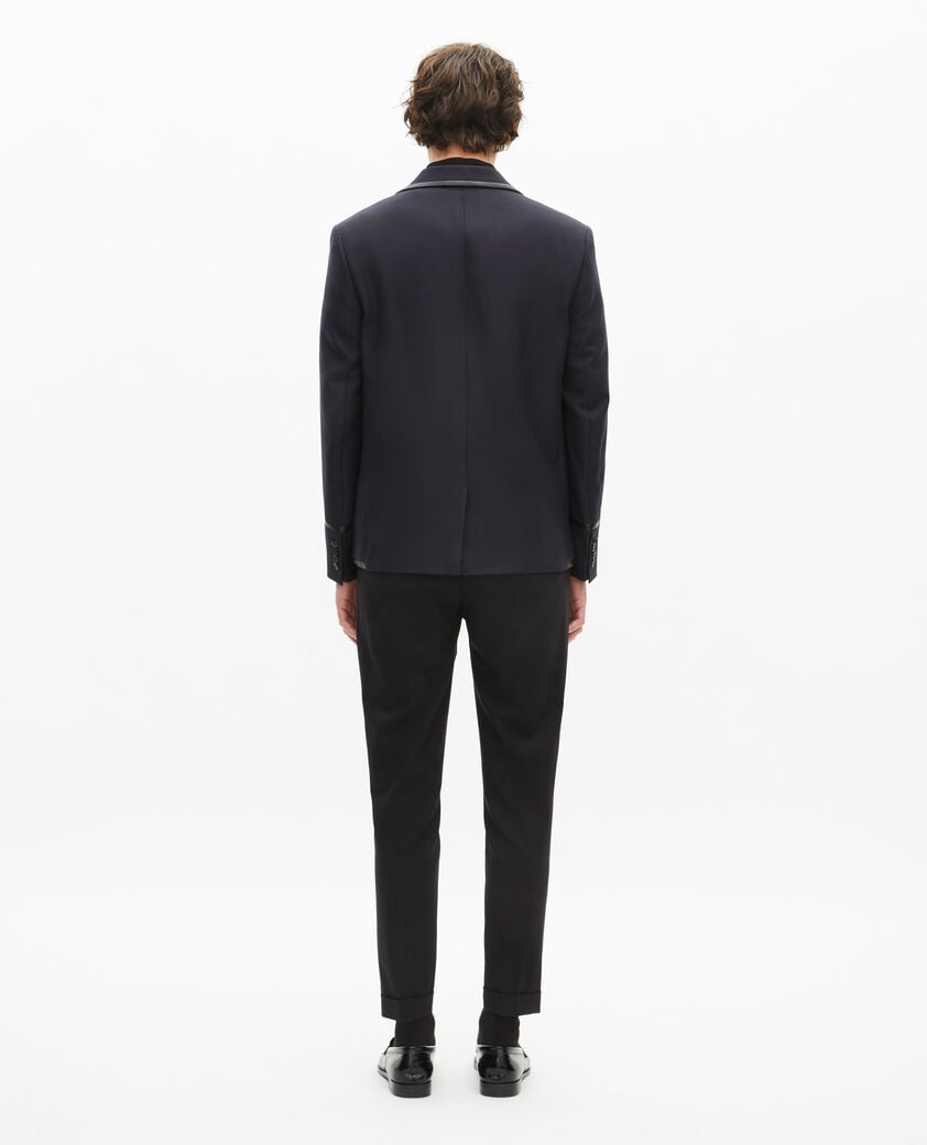 The Kooples HOMBRE DARK NAVY chaqueta azul marino mezcla lana