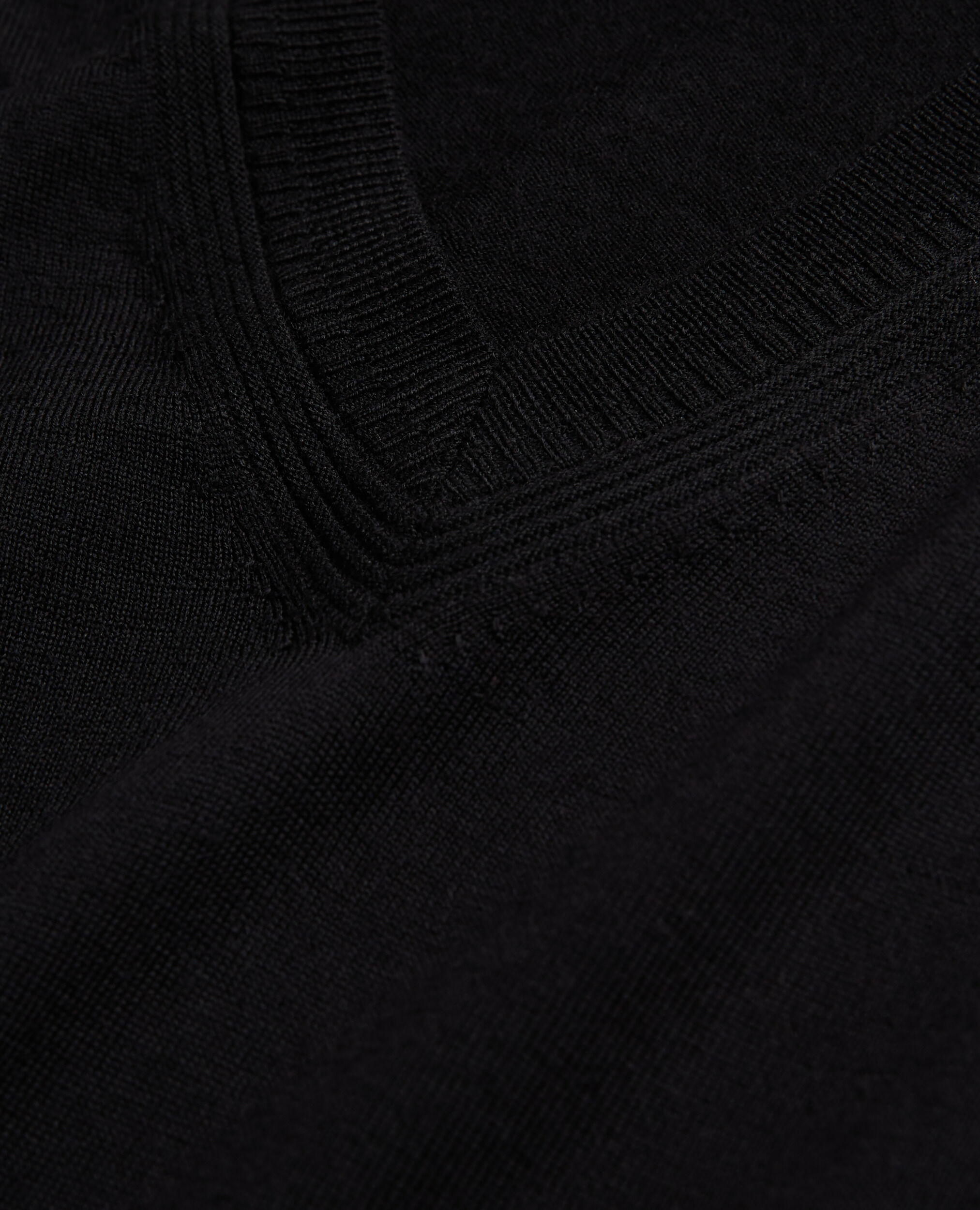 Pull en laine noir, BLACK, hi-res image number null
