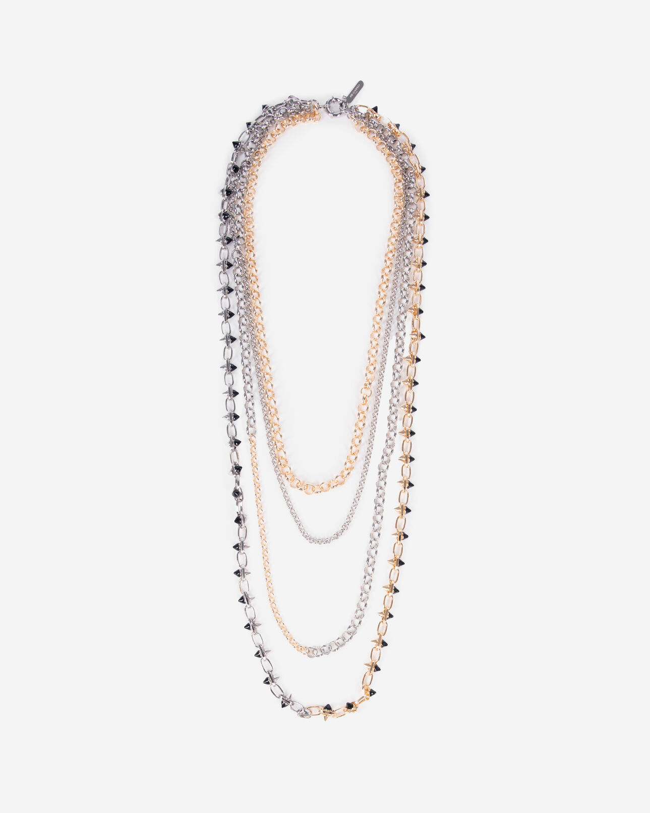 The Kooples FEMME SILVER / GOLD sautoir 4 rangs doré et argenté