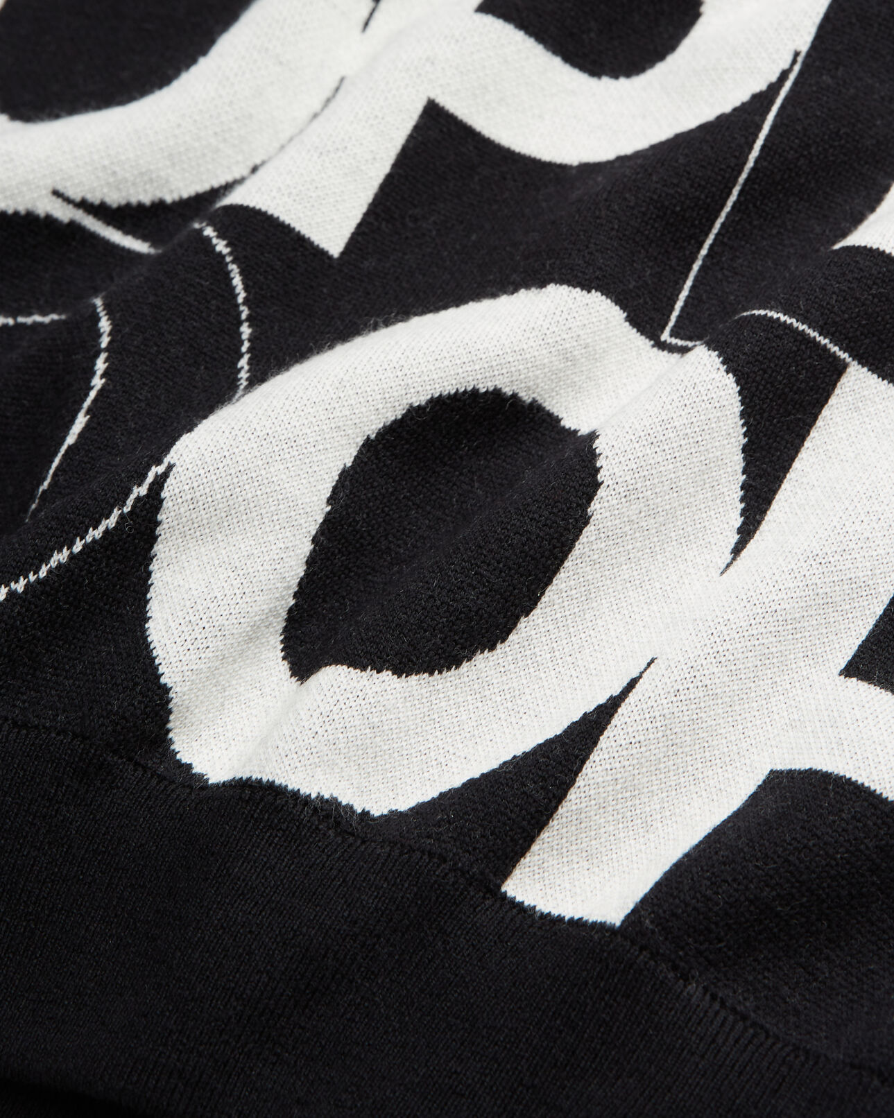 The Kooples HERREN BLACK WHITE pullover mit the kooples logo