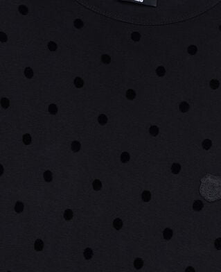 The Kooples FEMME BLACK robe courte en jersey noire