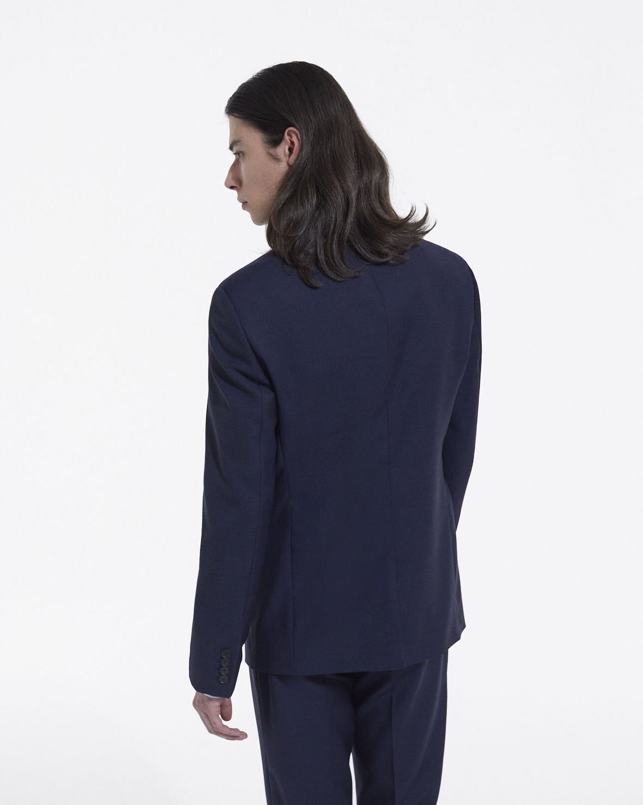 The Kooples MEN DARK NAVY wool suit jacket