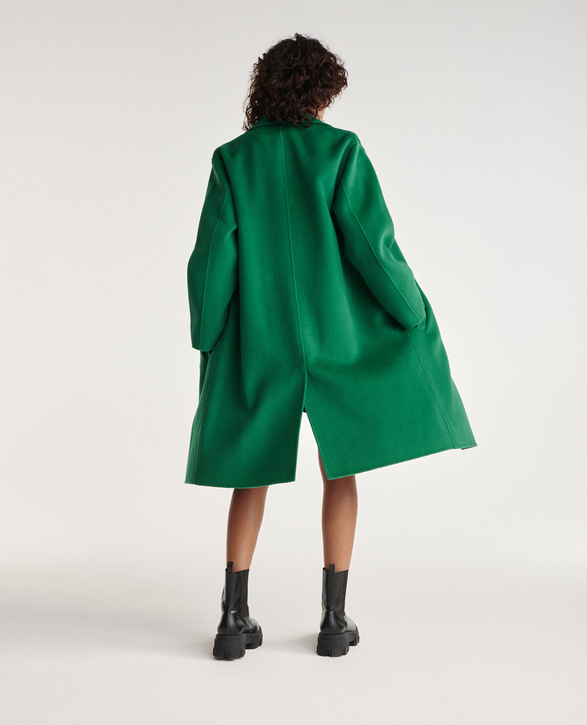 Manteau laine femme vert 2025