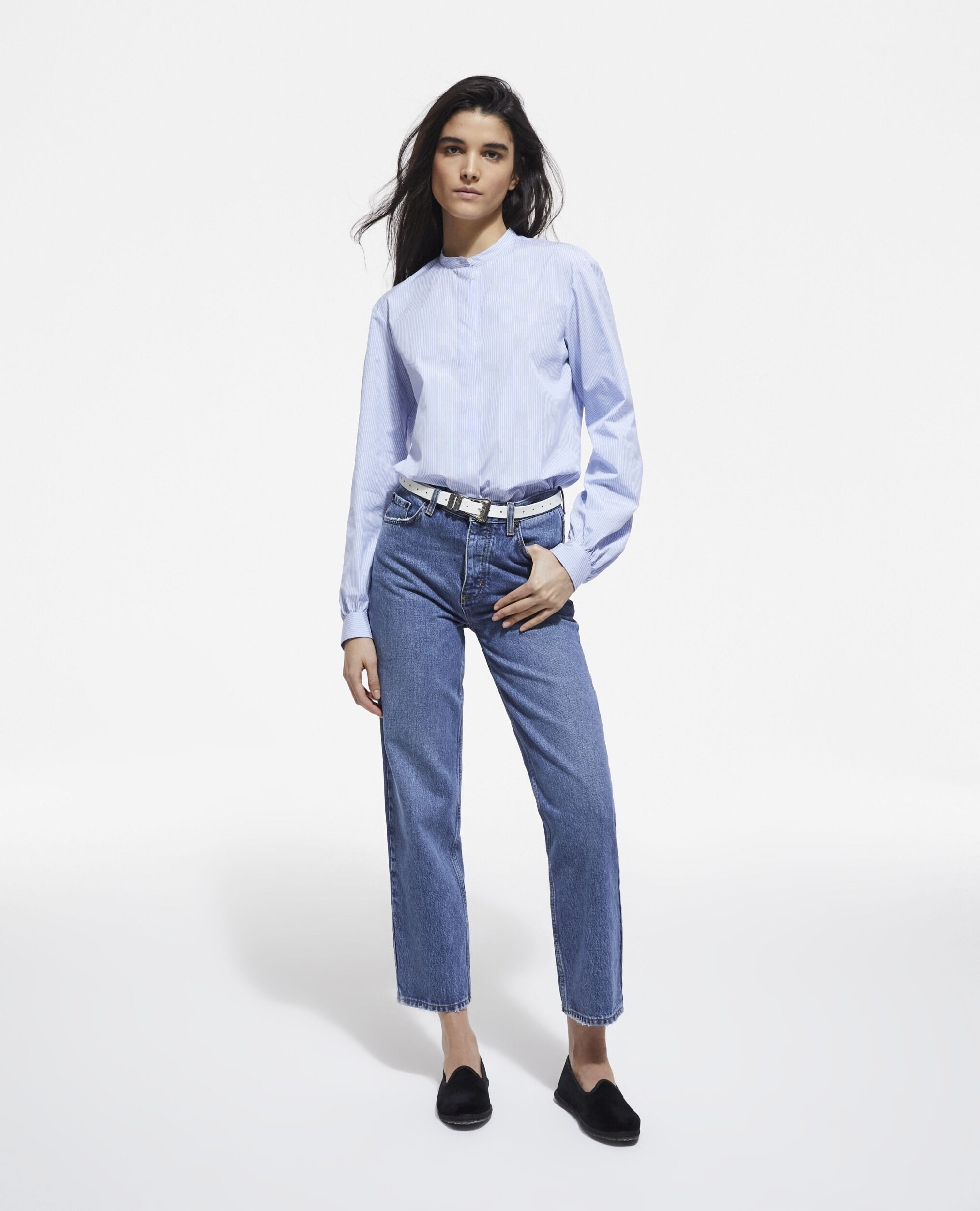 Zara chemise col new arrivals mao