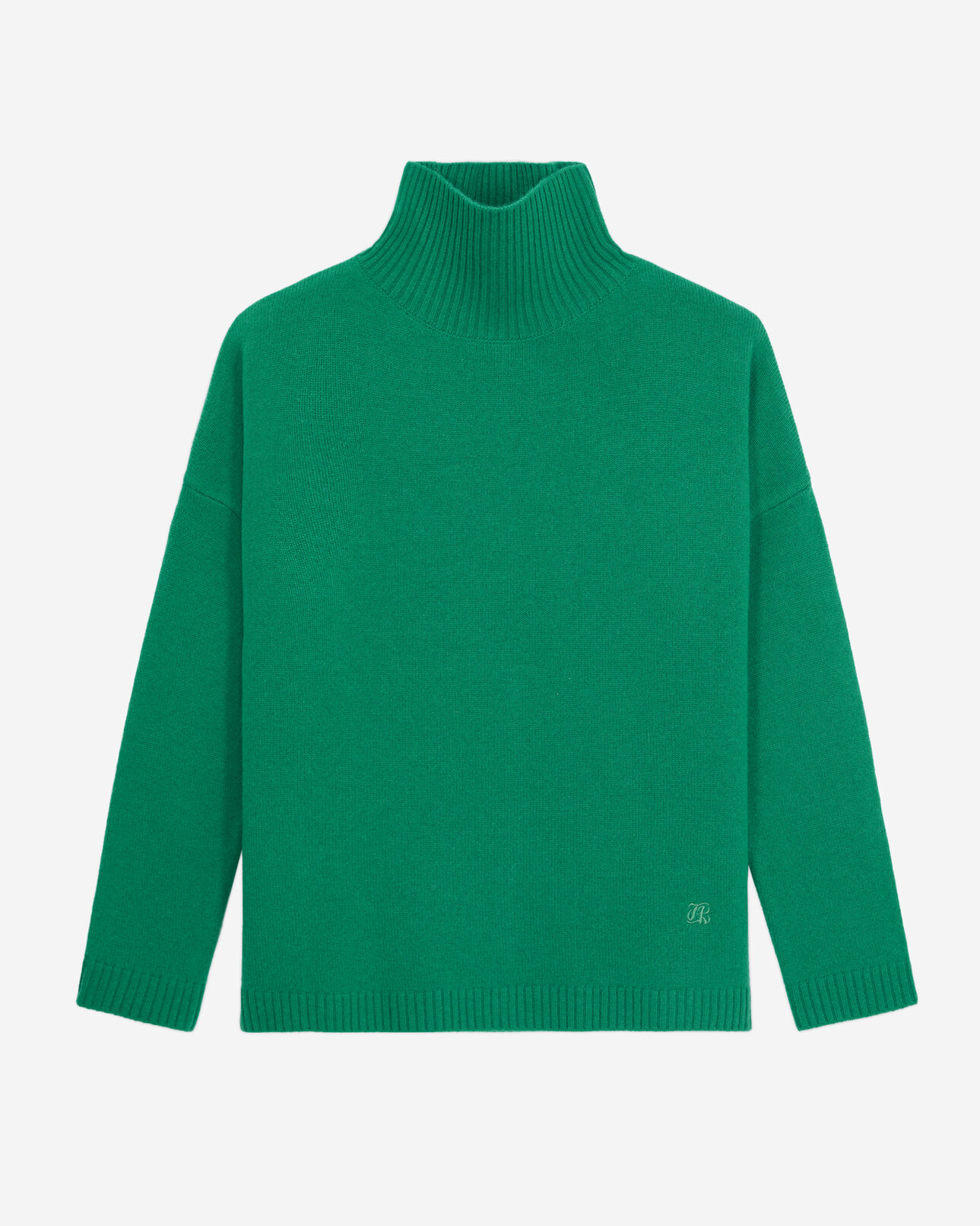 The Kooples WOMEN GREEN green cashmere-blend sweater