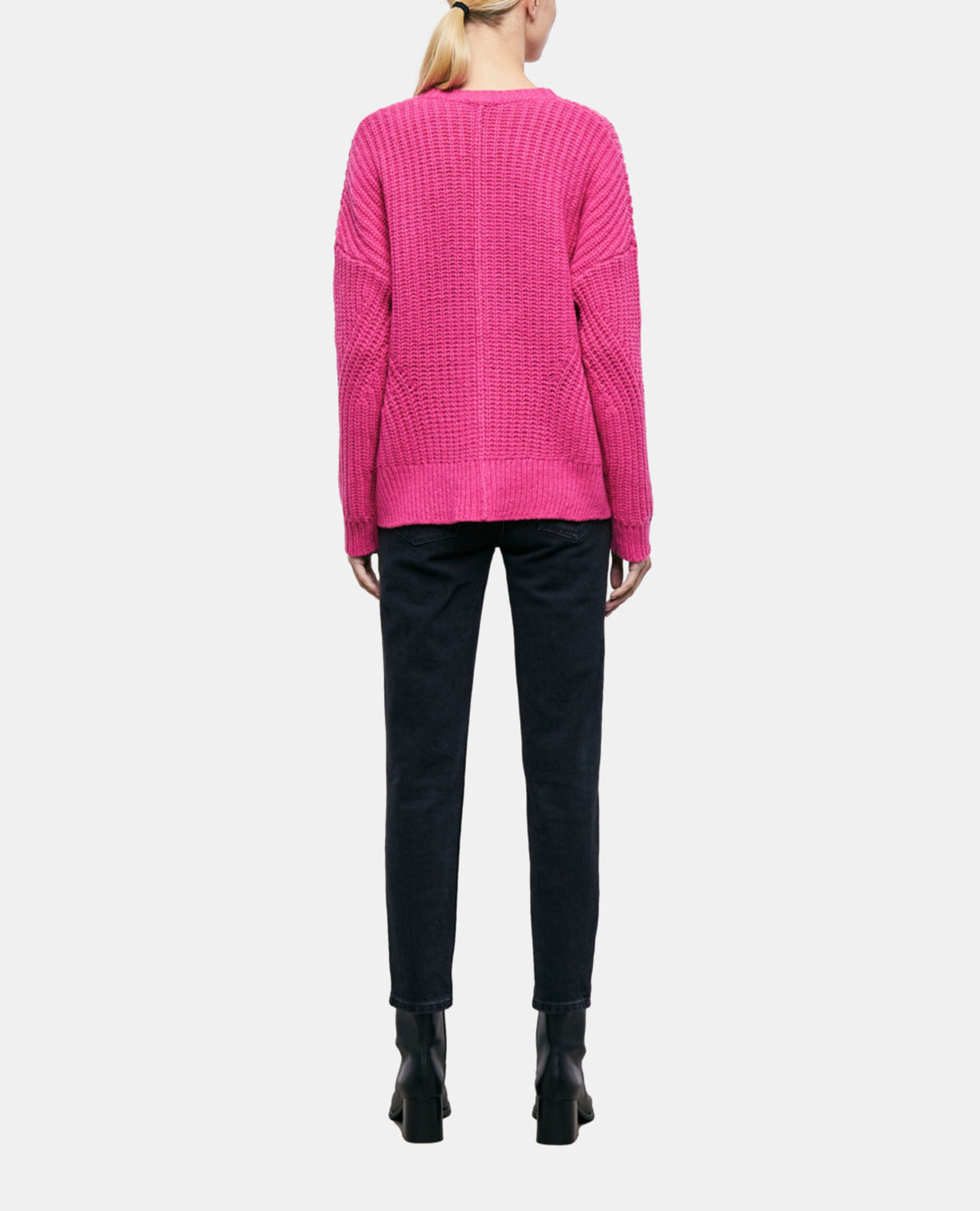 Pink cardigan, PINK, hi-res image number null