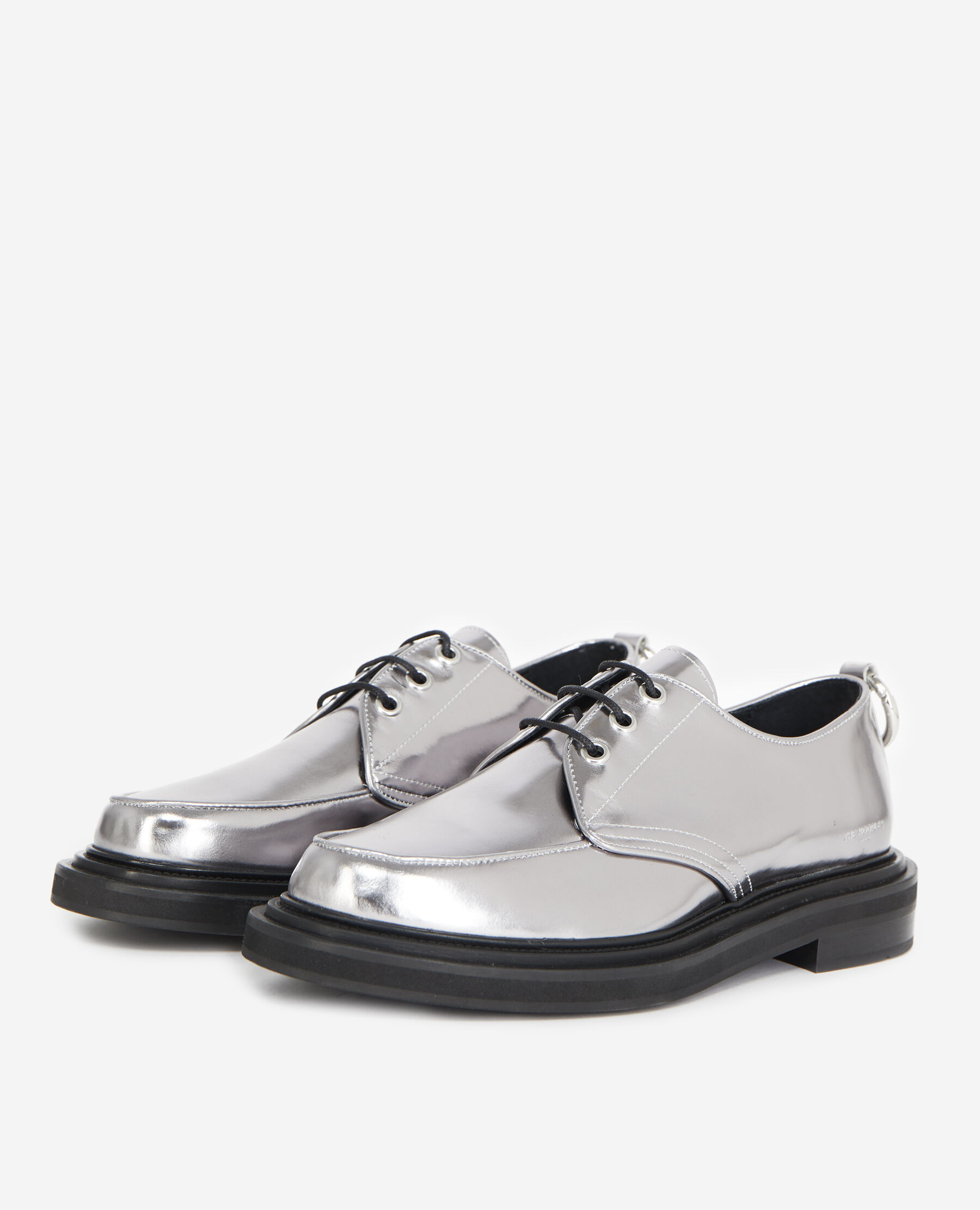 Derby argenté zara hot sale