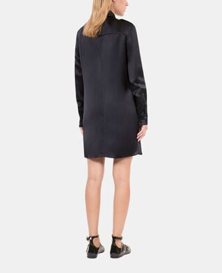 The Kooples DAMEN NAVY kurzes, marineblaues kleid im safari-stil