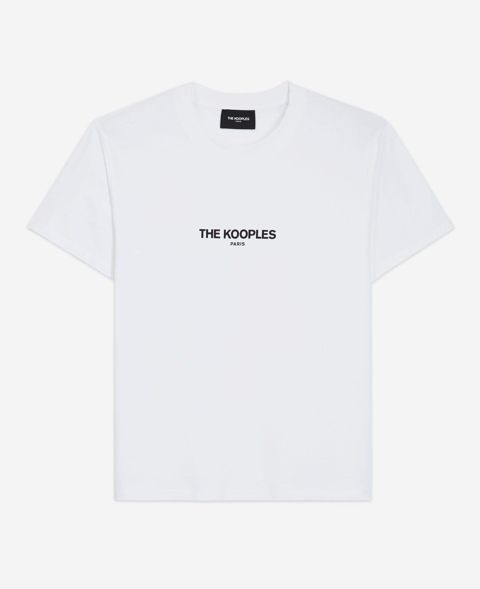 The Kooples WOMEN WHITE white logo t-shirt