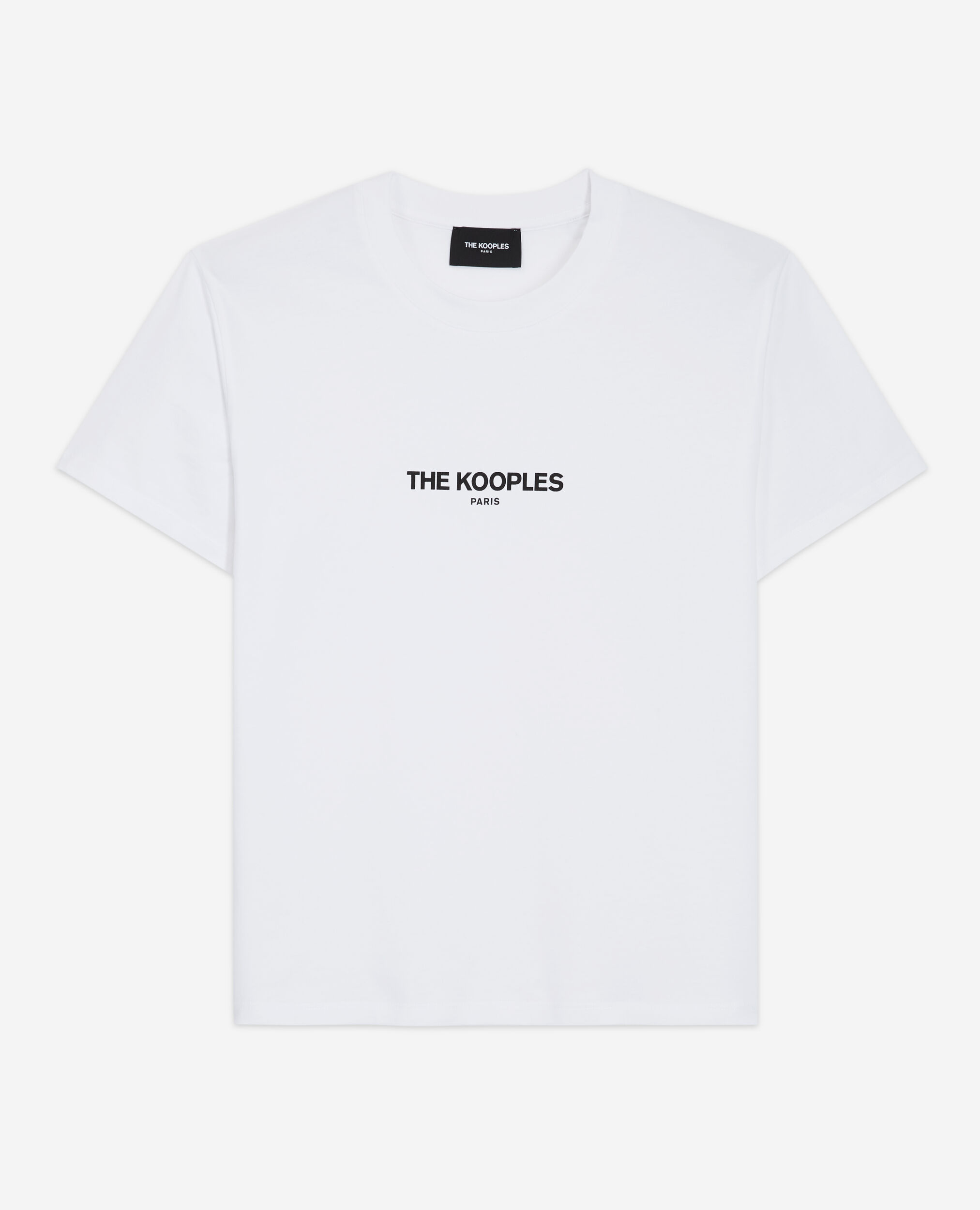 White logo T-shirt, WHITE, hi-res image number null
