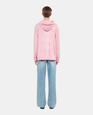 The Kooples HOMME SWEET PINK t-shirt manches longues avec sérigraphie rose