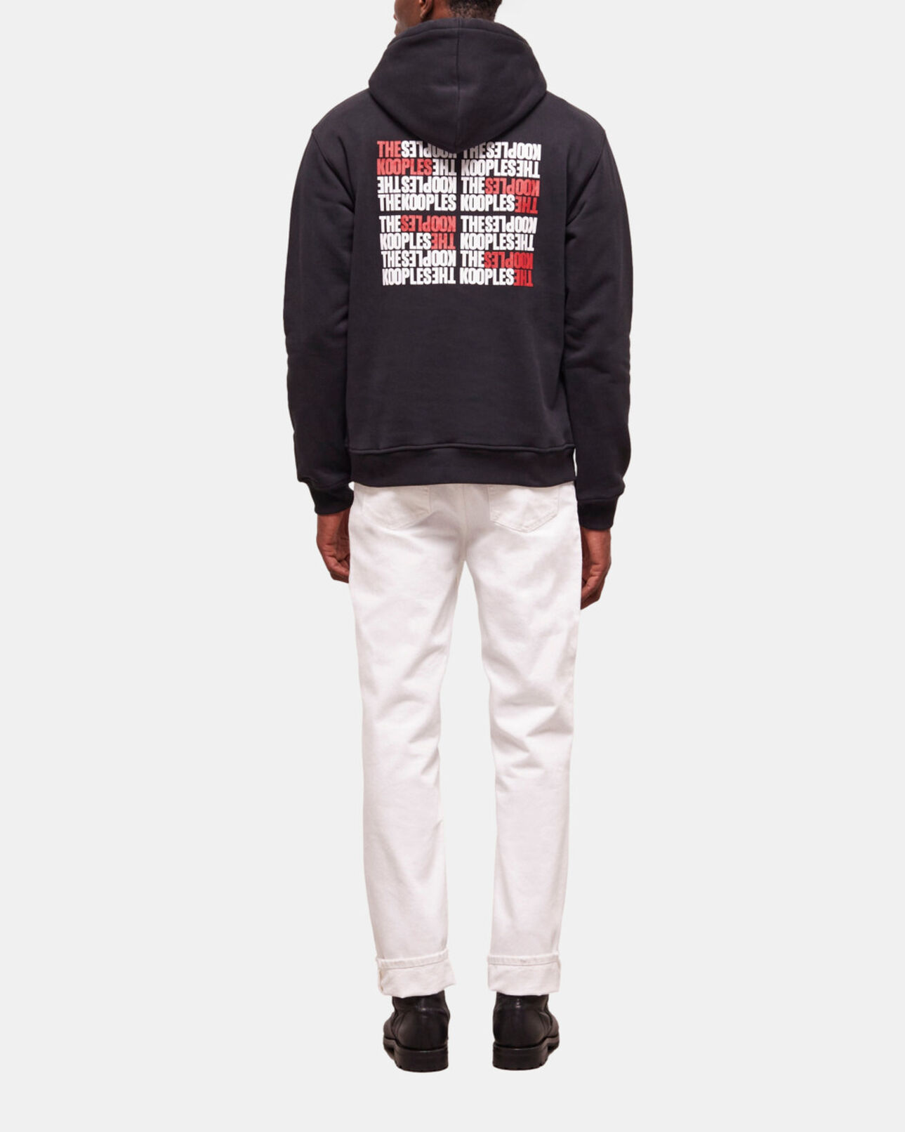The Kooples HOMME BLACK sweatshirt logo the kooples noir