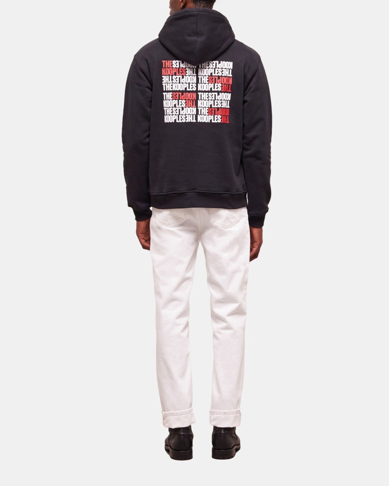 The Kooples HOMME BLACK sweatshirt logo the kooples noir