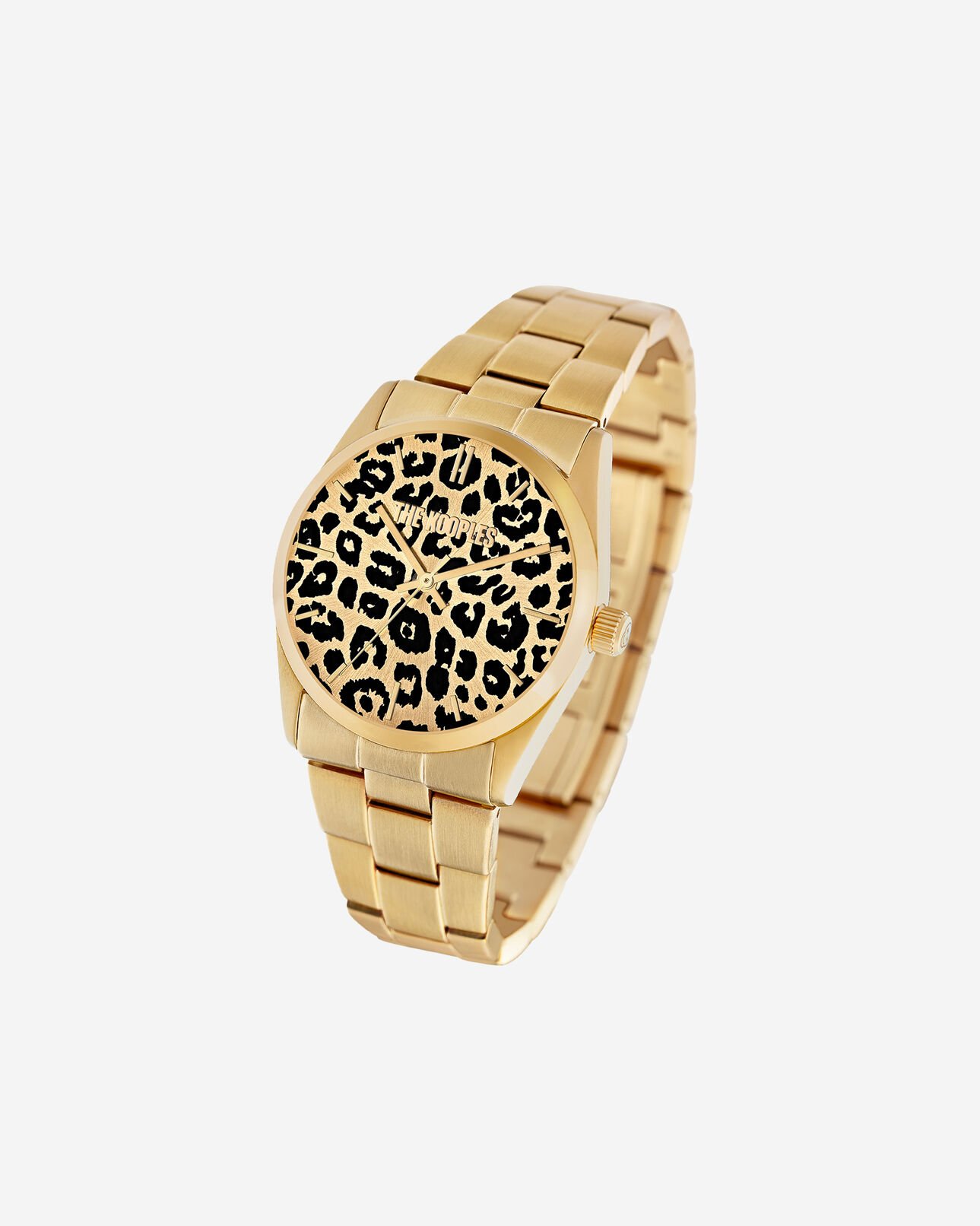 The Kooples MIXTE GOLD montre léopard dorée