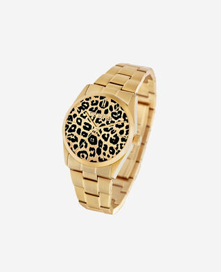 The Kooples MIXTE GOLD montre léopard dorée