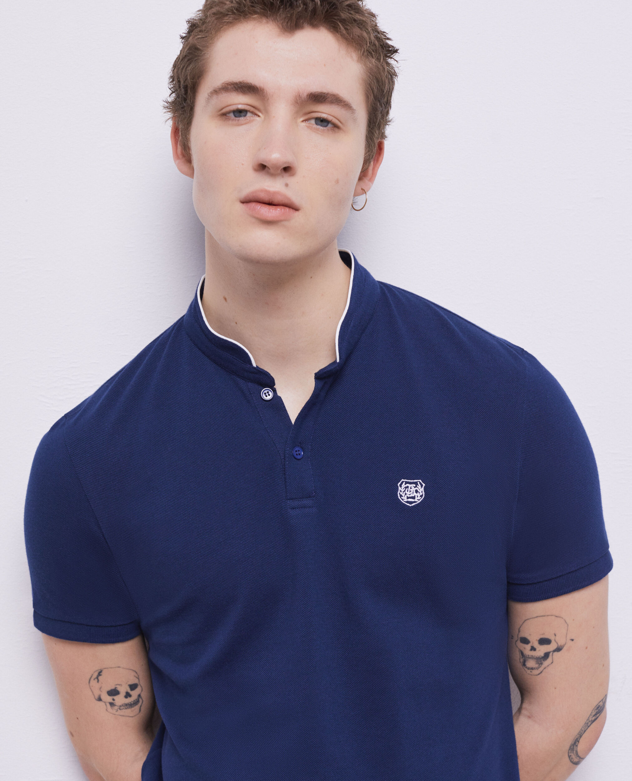 Polo col mao lacoste clearance